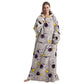 Oversized Wearable Hoodie Blanket – Gray Astronaut