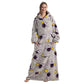 Oversized Wearable Hoodie Blanket – Gray Astronaut
