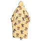 Oversized Wearable Hoodie Blanket – Yellow Cat and Dog