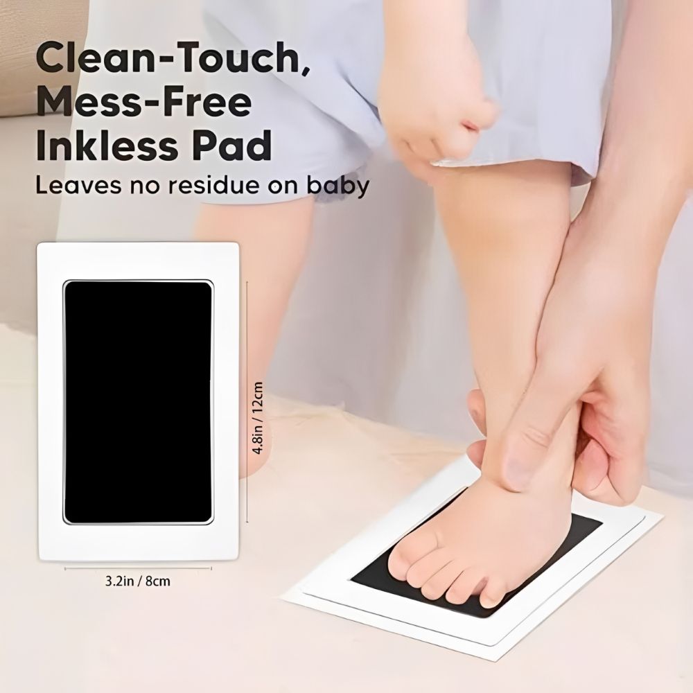Pet Paw Print Kit, Mess-Free Paw Print Stamp Pad for Dogs & Cats