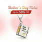 For Mom - My Best Mom Ever Book Necklace