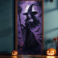 Halloween Spooky Door Covers Enchanting Witch SC002