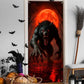 Halloween Spooky Door Covers Evil Demon Emerging SC015