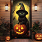 Halloween Spooky Door Covers Black Cat Pumpkin SC050