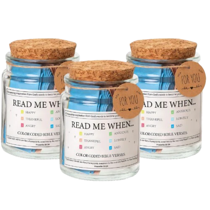 BIBLE VERSE JAR, READ MEWHEN...
