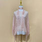 Women's Solid Color Fringe Trim Shawl & Chain Decor Poncho Set