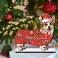 Interchangeable wooden animal decor displayed in a home office