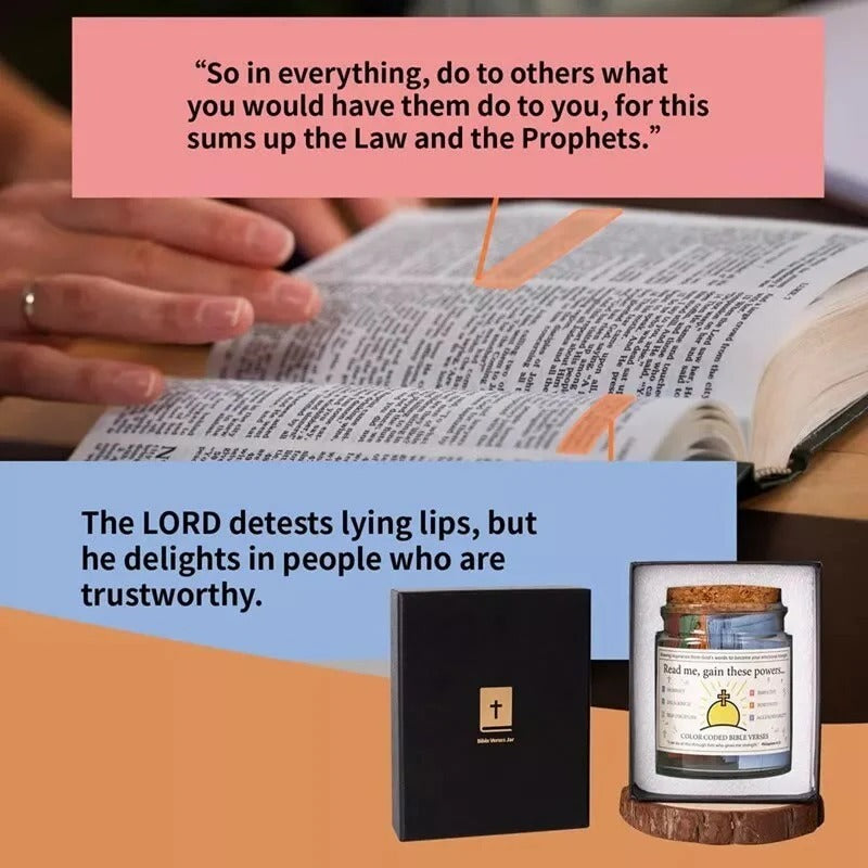 GAIN EMOTIONAL STRENGTHBIBLE VERSES JAR