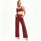 Wide Leg Pants Woman Yoga Pants with Pockets Stretch Loose Casual Lounge Sweatpants Petite/Regular/Tall