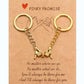2pcs Pinky Promise Keychains - Matching Gifts for Him, Her, Best Friend or Family