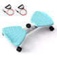 Blue waist twister machine for home gym workouts