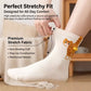 Novelty cat socks with a humorous three-dimensional design