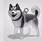 Dog Hair Collector Keychain Charm Memorial Storage Box