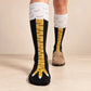 Chicken leg novelty socks for parties and costume outfits