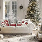 Christmas pillow covers adding seasonal charm to home decor