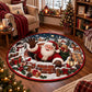 Christmas Santa Hello Round Rug - C060