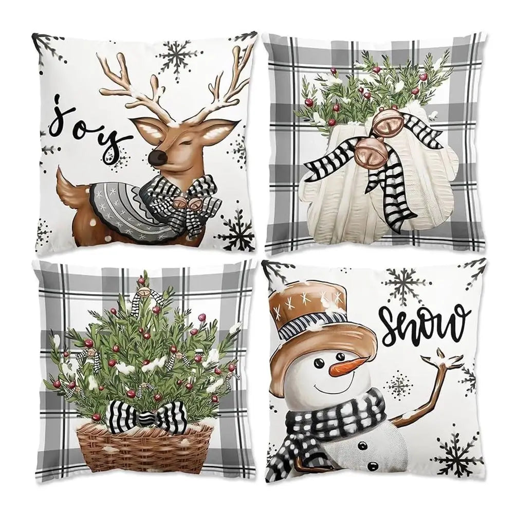 Christmas Pillow Covers For Holiday Home Decor