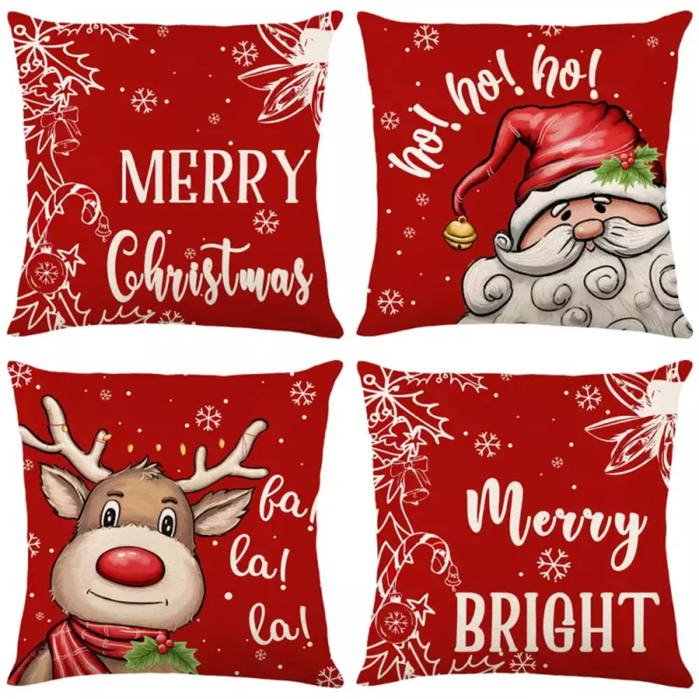 Christmas Pillow Covers For Holiday Home Decor