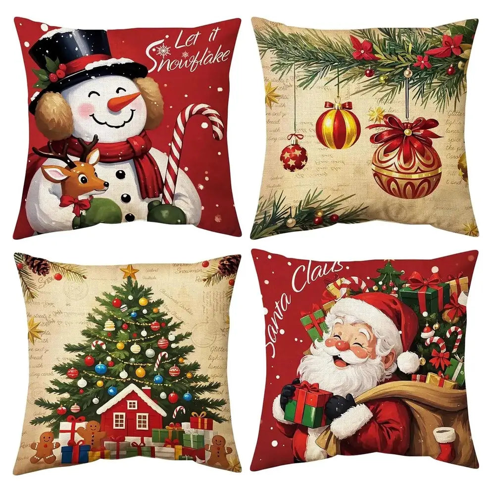Christmas Pillow Covers For Holiday Home Decor