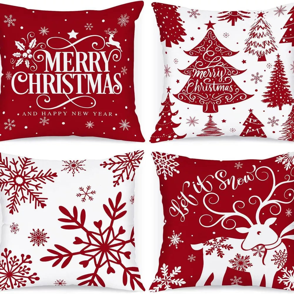 Christmas Pillow Covers For Holiday Home Decor