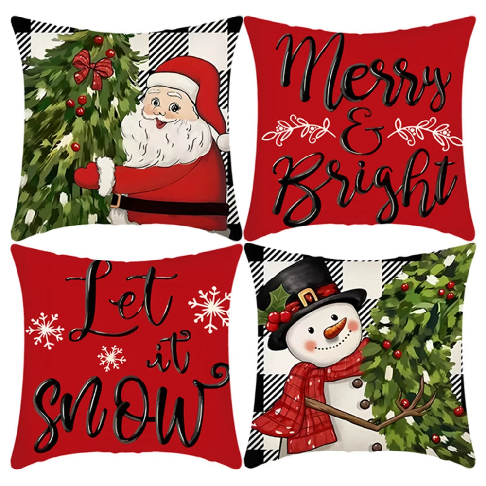 Christmas Pillow Covers For Holiday Home Decor
