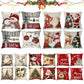 Christmas home decor cushion cover set