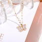 Crystal Butterfly Necklace