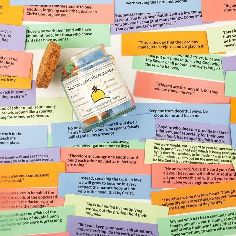 GAIN EMOTIONAL STRENGTHBIBLE VERSES JAR