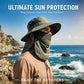 UPF 50+ Sun Protection Hat With Full Face & Neck Coverage