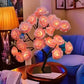 Rose Flower Tree Night Light – USB LED Table Lamp