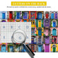 Door frame kaleidoscope puzzle 1000-Piece