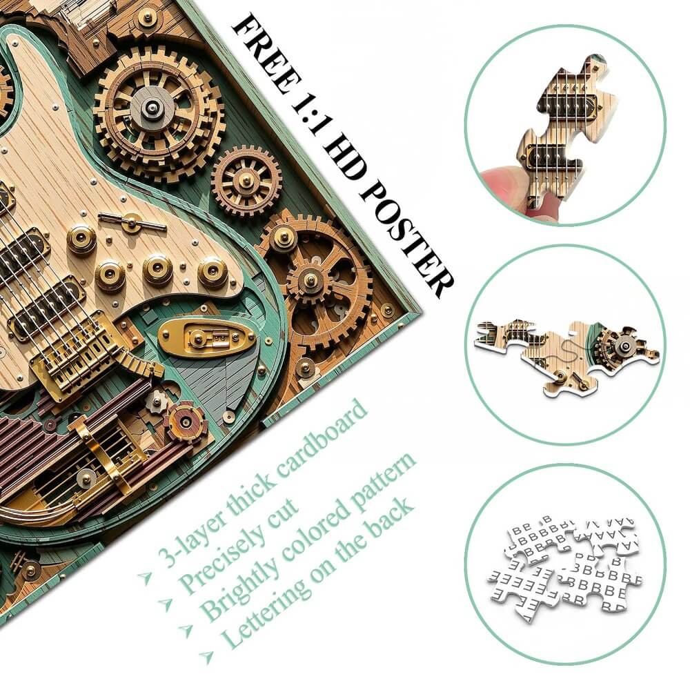 Gears & Strings Jigsaw Puzzle 1000 Piece