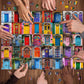 Door frame kaleidoscope puzzle 1000-Piece