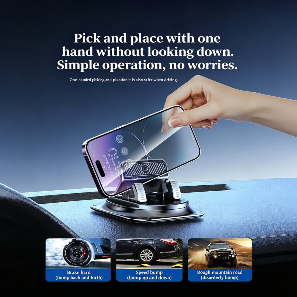 Car Phone Holder 360 Degree Rotation