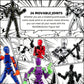 Promotional collage for a set of 26 movable action figure joints, showing multiple articulated plastic human-like figures posed in comic-style panels with text reading '26 MOVABLE JOINTS' and descriptive copy.