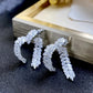 Crystal Heart Zircon Earrings