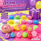 24-piece collection of mystery dumpling squishy toys