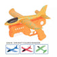 Foam airplane launcher toy as an outdoor gift for kids