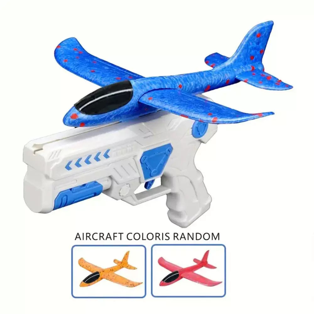 Foam Glider Airplane Launcher Toy – Outdoor Flying Fun for Kids