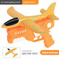 Foam glider plane launcher set for outdoor flying games