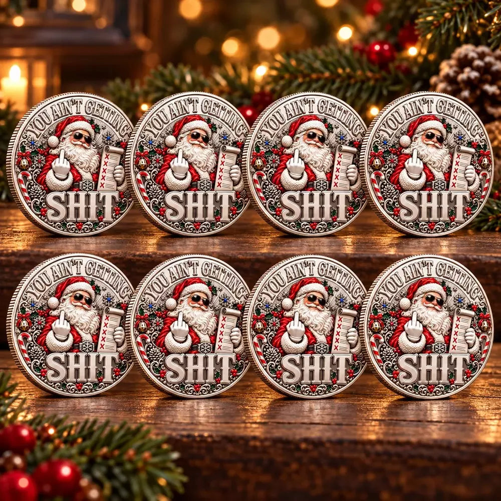 Funny Christmas coin gift idea for coworkers and friends