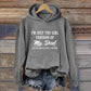 Funny dad daughter hoodie with I'm Just the Girl Version of My Dad design
