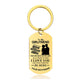 To My Girlfriend - I Love You And I Will Forever Be Here - Inspirational Keychain - A913