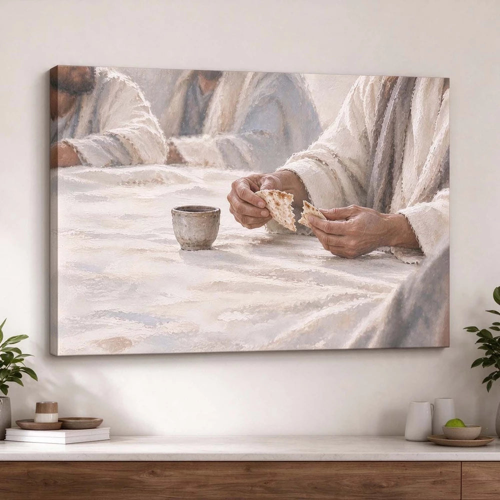 Full view of the Given For You Jesus canvas artwork