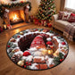 Gnome Vortex With Lamp Round Rug - C053