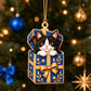 Hanukkah Cat Acrylic Ornament