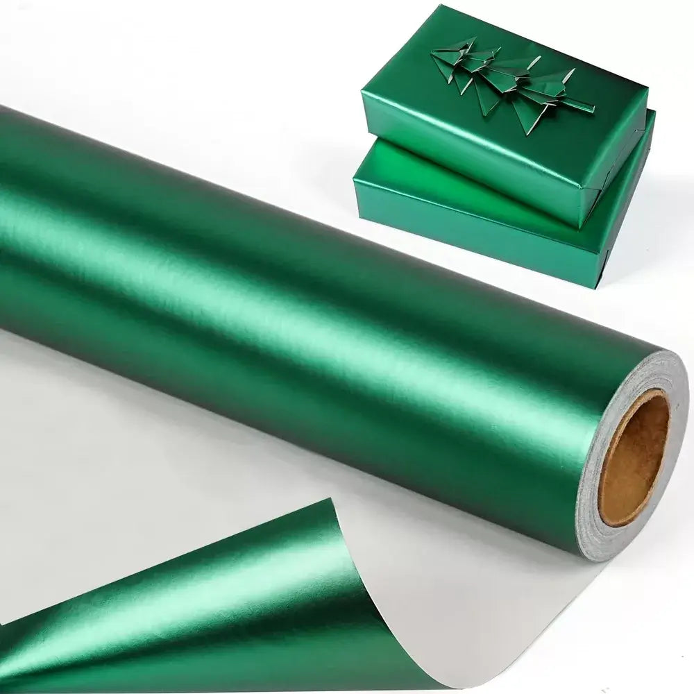 Holiday gift wrap paper roll for wrapping Christmas presents