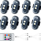 RGB LED Strobe Light – 8-Color Remote Control Flash Light