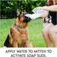 🔥Rinse-Free Dog Shampoo Mitts – Hypoallergenic Pet Bath Wipes, 6 Packs