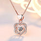 For Unbiological Daughter - We Are Forever Linked Together Love Knot Necklace